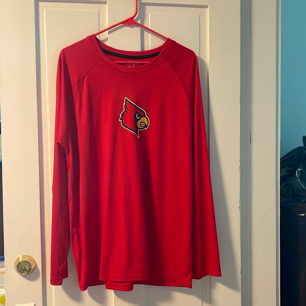 Men’s LARGE CHAMPION DRYFIT CARDINALS LONGSLEEVE